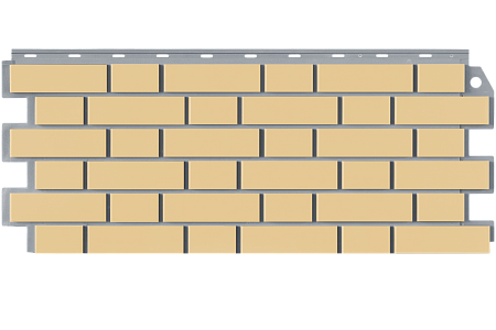 Фасадная панель FineBer Кирпич Облицовочный Желтый